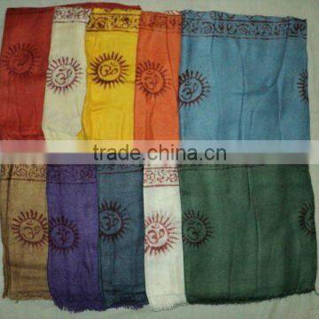 hindu god printed prayer scarves good quality