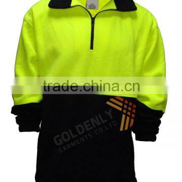 new design for hi vi polo fleece jacket hot sale in 2016