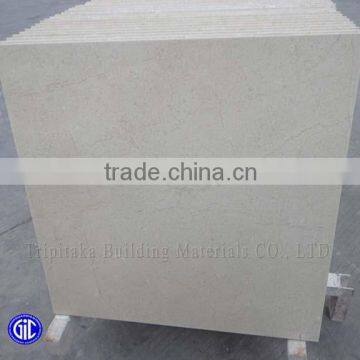 Natural calcite marble type ivory color flooring tile design