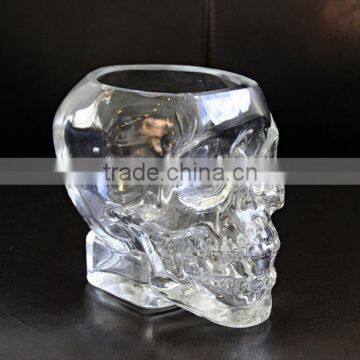 Doomed crystal skull shot glass with logo