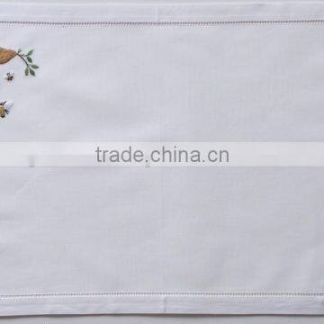 Hand embroidered cotton placemat-design 55