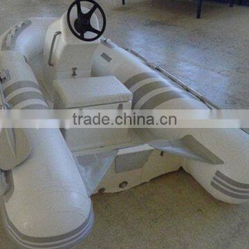 CE Certificated PVC Fibreglass Speed Boat For Sale