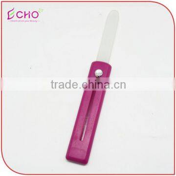 Hot Pink LED Light-up Glass Nail File photo-3
