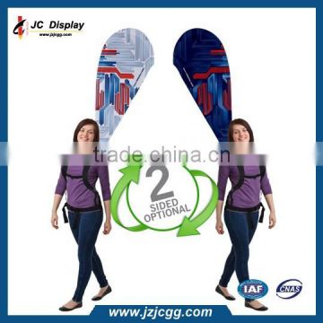 JC advertising Outdoor walking Backpack flag