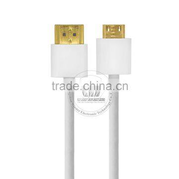 Slim Mini Hdmi Cable Type C for Camera/portable DVD/MP3, AM to CM