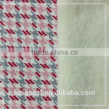 Polyester Spandex Printed Velvet Fabric