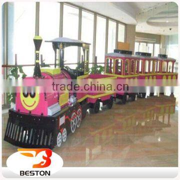 Good Quality Outdoor Amusemnt Rides / Tourist Train , Diesel Electric Trackless Train for Sale