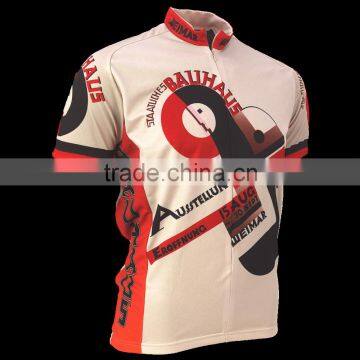 2015 custom made 100%polyester road bike jersey