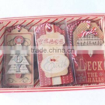 DIY product 3D handmade Christmas paper tags and cards for kids