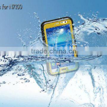 High quality silicone+pc Material and for Samsung galaxy note 2 Outdoor Waterproof Case