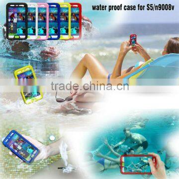 Cheap waterproof cell phone case for samsung galaxy s5 made in China