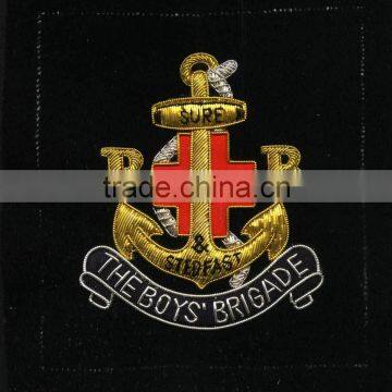 Bullion Handmade Embroidered Badge