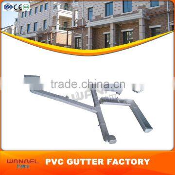 China Supplier Guangzhou Wanael Rectangular Brown 5.2inch, 7inch Vinyl Gutter