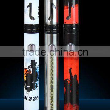 2016 E Cigarette New Model 2200mAh 15W GV22OO rechargeable ecig pen with doodle design