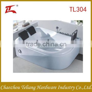 Made in China Factory Price Wholesales Free Standing Square Two People Massage Arylic Bathroom Bathtub