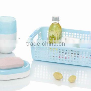 wholesale high grade five plastic bath set ,palstic bath gift set wholesale