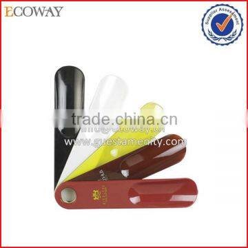 Custom Hotel Disposable Small Short Plastic Shoe Horn