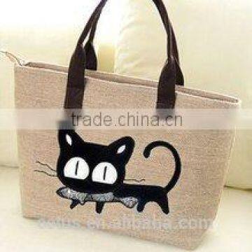 Customize good quality canvas shoulder bag tote bag