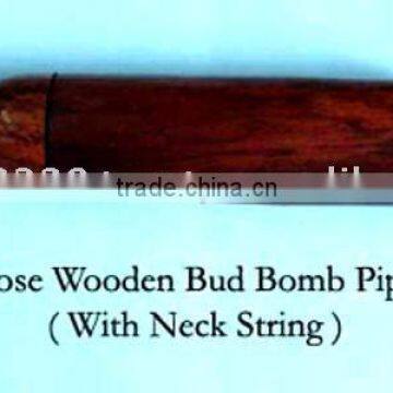 Wooden Bud Bom Pipe