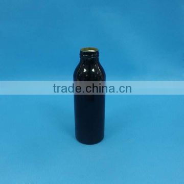 aluminum spray bottle 110ml, black color bottle screw cap, cheap aluminum bottle