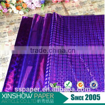 factory price bopp holographic film laser film