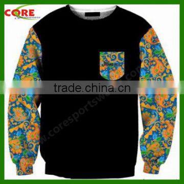 Printed Crew Neck Sweatshirt