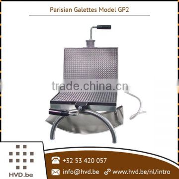 Cost Effective Easy to Use Waffle Maker Machine for Parisian Galettes