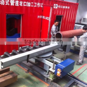 High Speed Pipe Cutting & Beveling Workstation with Auto.Conveying System