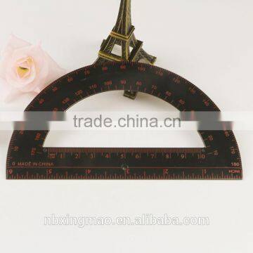 Printable Half Circle Protractor,open Center,6 Inch Ruler photo-3