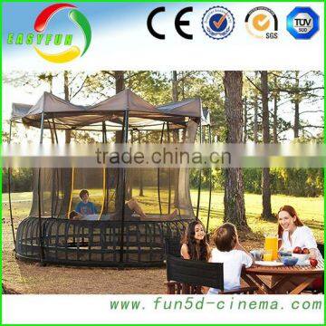 Rectangular trampoline for adults and kids bungee jumping for sale