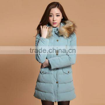 2014 Latest down jaket women thick cotton padded jacket