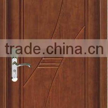 Solid wood security single design door YHD-1619