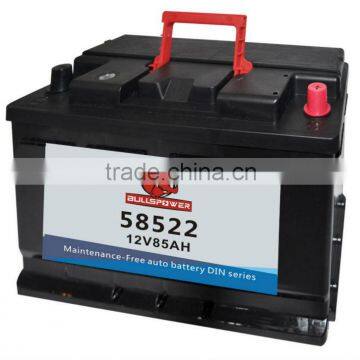 gel battery 58522 DIN Standard 12v85ah hybrid battery car battery wholesale