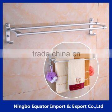 aluminum Dual-pole Towel Shelf Accessories/Modern contemporary round circular design 60cm bathroom towel shelf