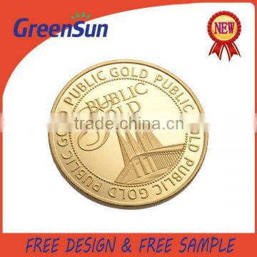 Excellent quality hot-sale eagle gold plating coin