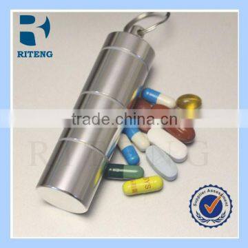 Aluminium pill Storage Cases for medical use