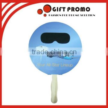 Wooden Handle Custom Paper Hand Fan