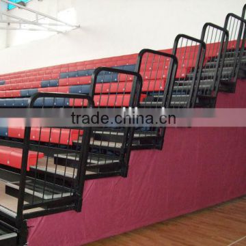 retractable,telescopic bleacher,grandstand,tribune system