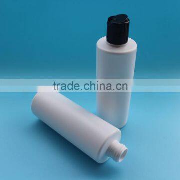250ml White Flat Shoulder HDPE Bottle With Disc Top Cap, PE Bottle photo-3