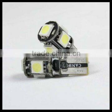 T10 LED width lamp W5W 5SMD 5050 canbus LED license plate lamps T10 LED Indicator instrument light W5W 192 168 T10