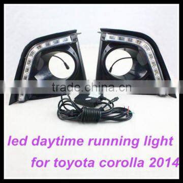 hot sale error free car parts LED daytime running Light for toyota corolla 2014