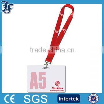 polyester lanyards cheap custom id lanyard