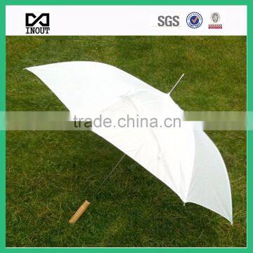 DIY white wedding 23 inch advertising cheap promotion all metal umbrellas