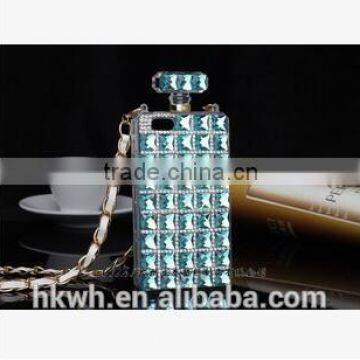 Luxury Perfume Bottle Eiffel Diamond Case Cover for Iphone 5s photo-5