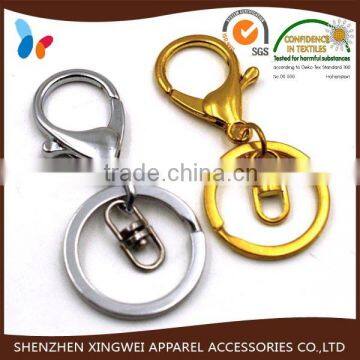 custom high quality decorative flat metal car key chain