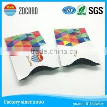 Color Aluminum Foil Paper RFID Credit Card Holder Card Sleeve