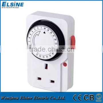 13A UK type 24hours Mechanical Timer socket(TE-22A)