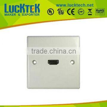 SINGLE PORT HDMI WALL SOCKET PLATE