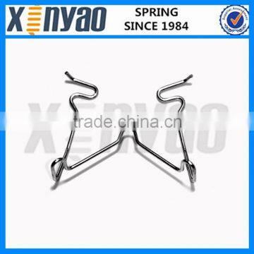 Spring steel sinuous wire springs