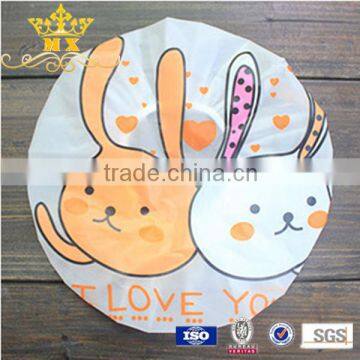 Cartoon Plastic Baby Shower Cap photo-6